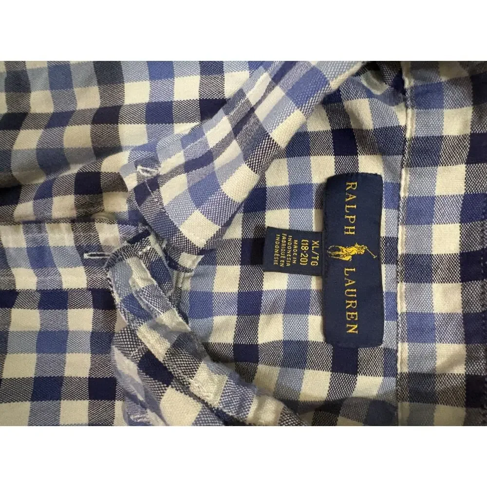 Ralph Lauren Boys Xl Button Up